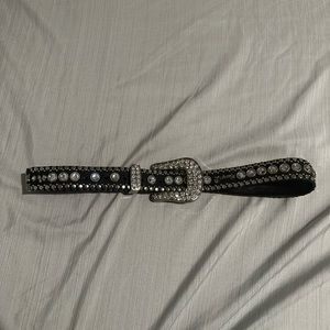 Kippys Swarovski Belt in Black SOLD